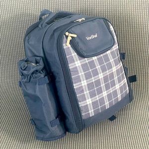 VonShef Picnic Backpack - 20 Pieces! 🧺🎒🍽